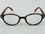 Optimum Optical OA-SHLR150 Eyeglasses Frames Tortoise Shell And Red 48-15-150. Fixed Price $20.00.