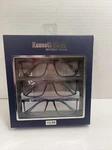 Kenneth Black New York Mens Reading Glasses +2.00 3 Pairs Readers. Fixed Price $25.00.
