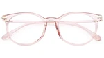 Gaoye Blue Light Blocking Glasses, Retro Round Eyewear Frame Anti Eyestrain Pink. Fixed Price $9.99.
