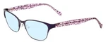 Lucky D100 Lady Multi-focus Lens Blue Light Glasses Purple Cheetah Lavender 52MM. Fixed Price $79.95.