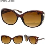 Women Classic Vintage Retro Oval Bifocal Reading Sun Glasses Readers Brown Frame. Fixed Price $13.94.