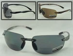 Bi-focal Sunglasses Poly Carbonate Safety Lens +1.50, +2.00, +2.50, +3.00 Powers. Fixed Price $21.00.