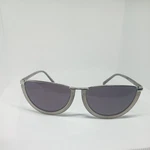 Cynthia Rowley Eyewear Black Texture Half Round Metal Sunglasses With Case. Fixed Price $25.77.
