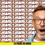 Womens Reading Glasses Bulk Buys 24 Pairs And Value Wholesale Demi Readers. Fixed Price $27.95.