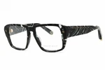 New Philipp Plein VPP081 0Z21 Marbled Black Eyeglasses. Fixed Price $189.65.