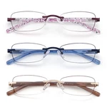 Lovivy 3 Pack Rimless Reading Glasses For Women Blue Light Blocking Readers T.... Fixed Price $29.82.