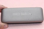 Harley Davidson Reading Glasses Case Hard Shell Classic Silver & Black. Fixed Price $11.84.
