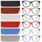 Videbla 6-PACK Blue Light Blocking Reading Glasses Women Spring Hinge 2.50. Fixed Price $26.27.