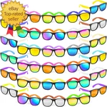 32 Pack Sunglasses Bulk With Uv Protection 16 Colors Neon 80S Retro Plastic. Fixed Price $32.99.