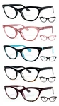 Womens Retro Cat Eye Frame Bifocal Reading Glasses Spring Temples. Fixed Price $21.99.