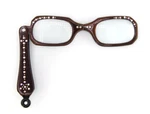 Vintage 1950S Lorgnette Opera Reading Glasses Foldable Lucite Rhinestones. Fixed Price $39.97.