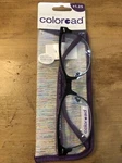 Foster Grant Reading Glasses Cleo Purple With +1.25 Multicolor Eyeglass Case. Fixed Price $9.99.