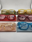 Reavee Oprah Reading Glasses 3.00' Plus Blue Light Filter Spring Hin. 6 Pack New. Fixed Price $39.00.