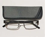 Foster Grants Reading Glasses Chip Gun +1.50 Case D150. Fixed Price $11.26.