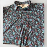 Greater Half Golf Polo Shirt Cinco De Guns Skull Floral Aop Mens Xl Stretch. Fixed Price $29.75.