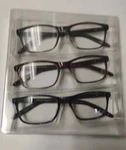 Foster Grant Design Optics Full Rim Reading Glasses +1.75, 3-PACK Stylish. Fixed Price $13.50.