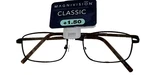 Magnivision Classis KENT2 Gunmetal Full Rim Eyeglasses Frame +1.50 Nwt. Fixed Price $22.00.