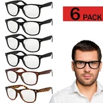 Reading Glasses Womens Reader 6 Pack Style Frames New Retro Look. Fixed Price $13.95.
