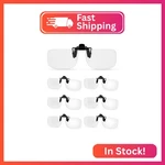 Copkim 6 Pairs Clip On Reading Glasses Flip Up Magnifying Lens Blue Ligh. Fixed Price $23.80.