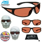 Hd Blue Light Blocker Amber Bifocal Sunglas Reader Driving Golf Wrap Side Shield. Fixed Price $16.99.