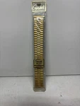 Vintage Speidel Gold Twist Flex Stainless Steel Men Watch Band 1360/32 Nib. Fixed Price $20.95.