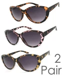 2 Pairs Cat Eye Full Lens Tinted (not Bifcoal) Reader Reading Sunglasses. Fixed Price $22.99.