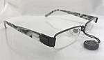 Jimmy Crystal JCR188 Zebra Design Swarovski Reading Glasses. +2.50 Lens. Fixed Price $83.00.