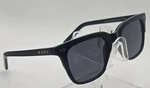 Diff Eyewear Black Square Sunglasses Gray Lenses 53 20 145 Designer Shades K8. Fixed Price $34.99.