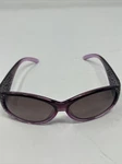 Foster Grant Summer Fashion Sunglasses Purple/ Flowers Cut Out. Fixed Price $20.00.