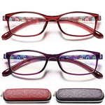 Eyeurl Blue Light Blocking Readers For Women - Pack Ladies 2.5, Purple+red. Fixed Price $27.84.