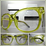 Classic Vintage Retro Style Rx Able Reading Glasses Readers Green Optical Frame. Fixed Price $13.01.