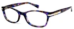 Coach New York HC6065 5288 Purple Clear Confetti 49-17-135 Eyeglasses Frame. Fixed Price $52.50.