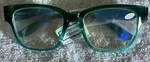 Joy Mangano Wayfarer Style Computer Readers +2.50 Teal Gradient New. Fixed Price $11.99.