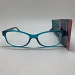 Foster Grant Pearla +2.75 Tel Reading Readers Glasses Teal Blue. Fixed Price $9.95.