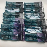 "12 Pair" Foster Grant Pearla Teal +1.25 Reading Readers Glasses Tel. Fixed Price $48.00.