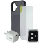Axs Essential Bundle - Case/screen/charger/lens For Apple Iphone 16 Black. Fixed Price $17.78.