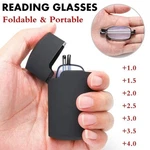 Metal Compact Folding Anti-blue Light Reading Glasses With Carrying Case Usa. Fixed Price $6.99.
