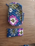 Vera Bradley African Violet Travel Make Up Case And Eyeglass Holder. Fixed Price $22.00.