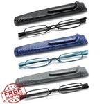 Owtxis Pocket Reading Glasses Pen Clip Case Slim +2.50 Black. Fixed Price $27.99.