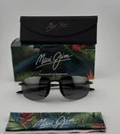 Maui Jim Ho'okipa Ultra Sunglasses Black Polarized MJ0676S-001 Made In Italy. Fixed Price $119.99.