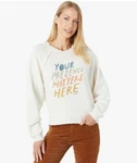 Splendid Morgan Harper Nichols Wild And Free Pullover Eco Fleece Sweatshirt Sz. Fixed Price $30.00.
