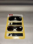 Image Men Black Sunglass Readers +3.00 Package Of 2 With Pouch Cases New. Fixed Price $15.99.