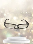 Unisex Black Plaid Fushida Reading Glasses Spring Hinge +4.00 Strength. Fixed Price $9.75.