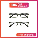 Opulize Ted Reading Glasses For Women Men, Lightweight Narrow Rectangular Matt. Fixed Price $18.31.