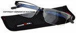New! Foster Grant Reading Glasses Ironman IM1001 Gray/blue-pick Strength. Fixed Price $17.58.