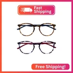 Opulize Met Blue Light Blocking Reading Glasses For Women Men, Slim Round Frame. Fixed Price $21.05.