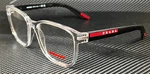 Prada Linea Rossa Ps 06PV 2AZ1O1 Crystal Men's 55 Mm Eyeglasses. Fixed Price $196.00.