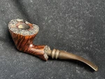 Ren Hand-carved Briar Tobacco Pipe Smoking Danish Vintage Freehand (P18). Fixed Price $232.06.