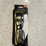 Foster Grant Lloyd +2.00 Lightspecs Reading Glasses Black Ultra Bright Leds. Fixed Price $24.00.