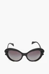 Prada SPR28N Black Baroque Cateye Sunglasses. Fixed Price $235.54.